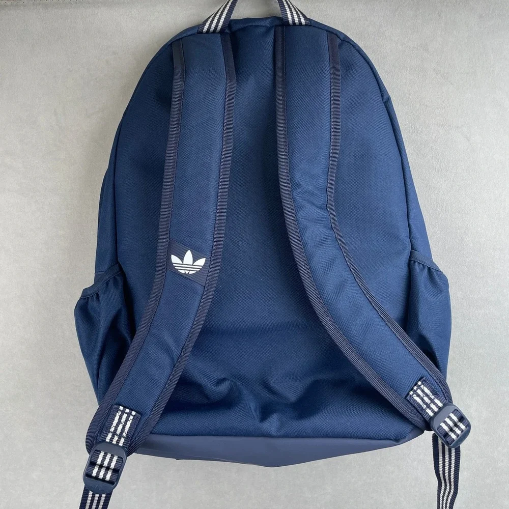 Adidas Originals CL Backpack Night Indigo Blue Trefoil Logo KQ6391 School NEW